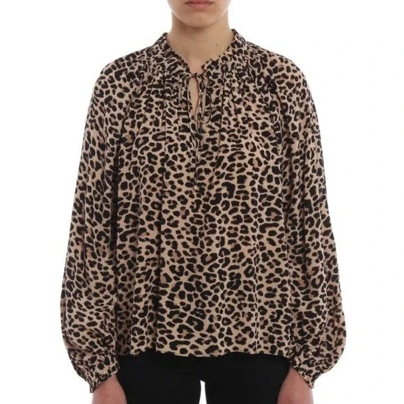 Zadig & Voltaire Theresa Leo‎ Print Blouse - Picture 2 of 13